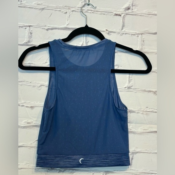 Zyia Active Calm Blue Luxe Mesh Tank Top -Size Small - Picture 4 of 4